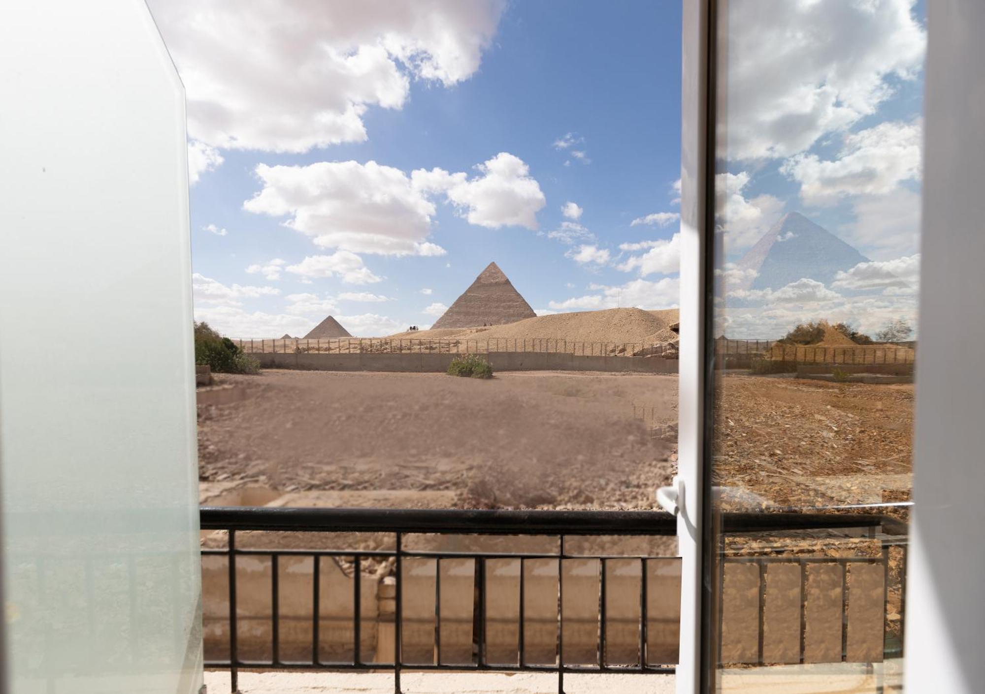 Отель Soul Pyramids View Kafrat al Jabal Экстерьер фото